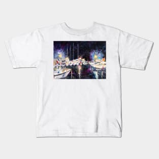 Harbor Lights of Empuriabrava Kids T-Shirt